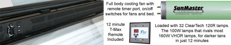 Features of this tanning bed